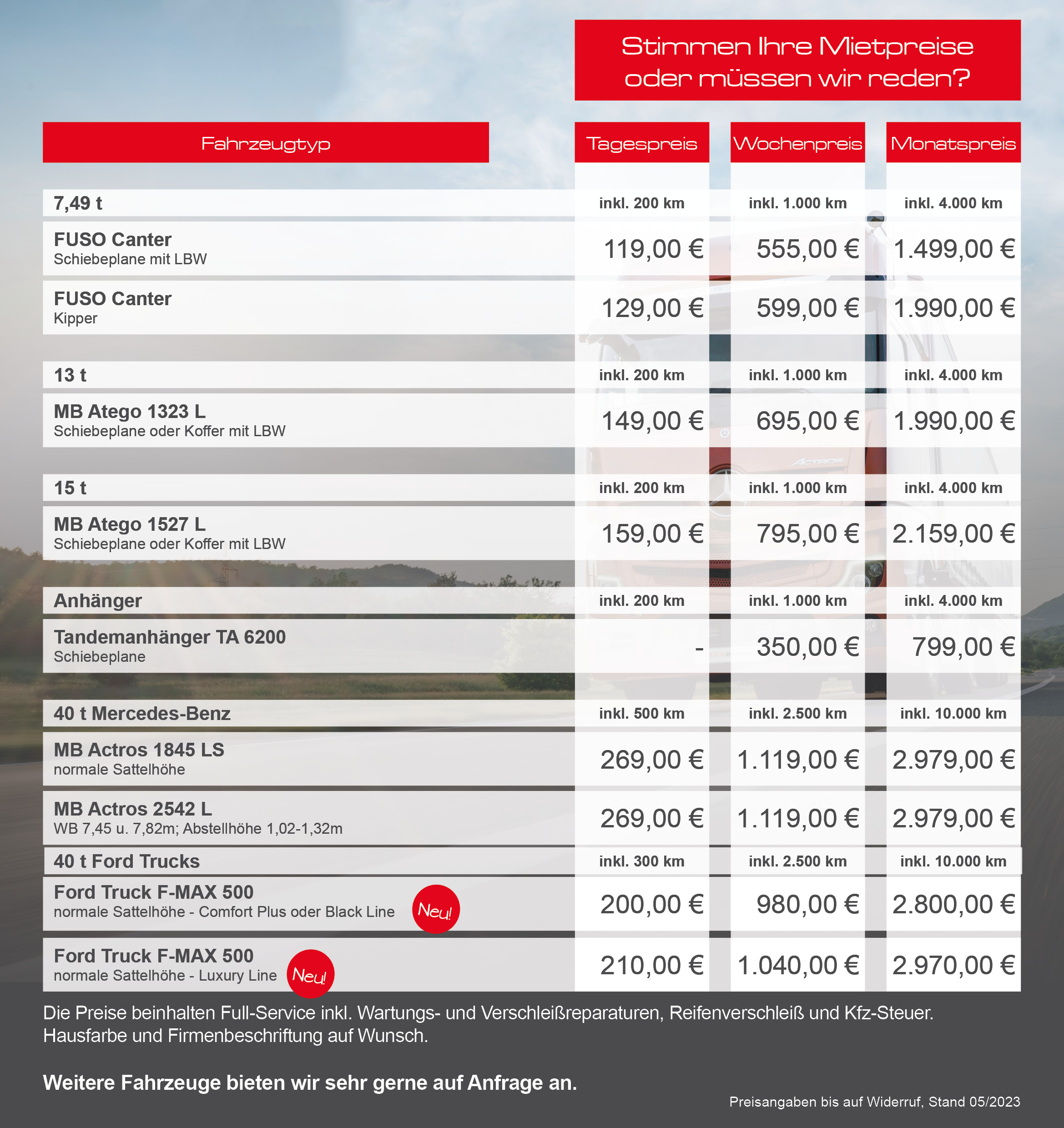 Preisliste 05-2023-2